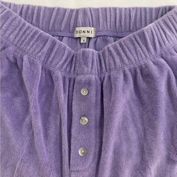 Donni Terry Henley Sweatpants in Size S - Picture 4 of 4